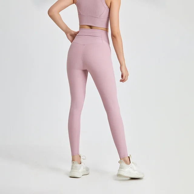 Women's Fashion Workout Exercise Pants Cow'S Milk Rose Pink - Shop at LoveMi