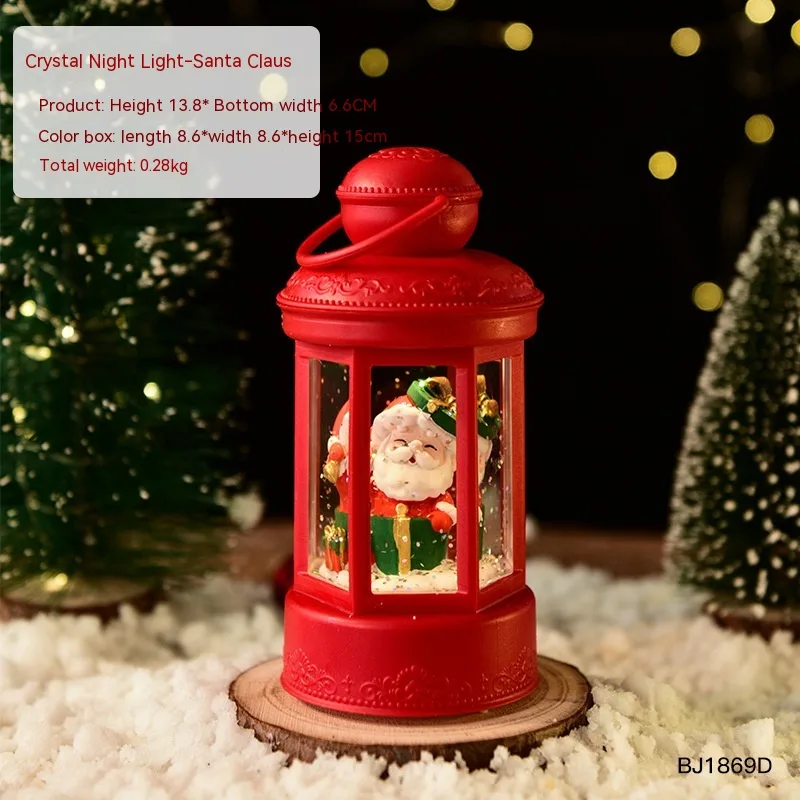 Creative Santa Claus Storm Lantern Creative Small Night Lamp Santa Claus - Shop at LoveMi