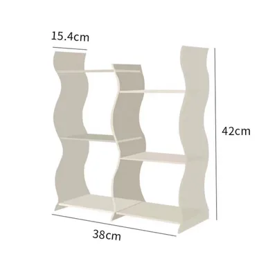 Wavy Acrylic Shelf Living Room Desktop Cup Storage Rack Frosted - Shop at LoveMi