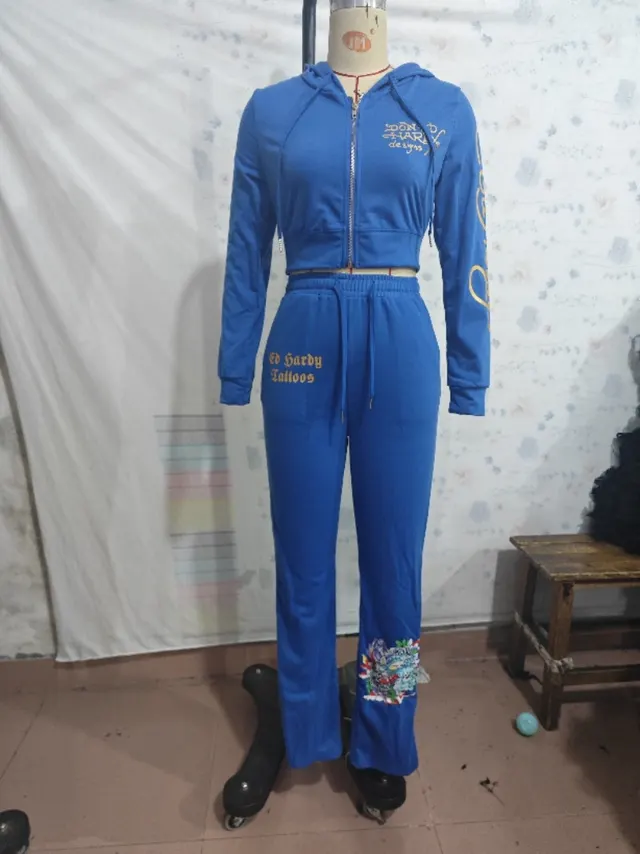 Street Printing 2 piece Set Multicolor Blue - Shop at LoveMi