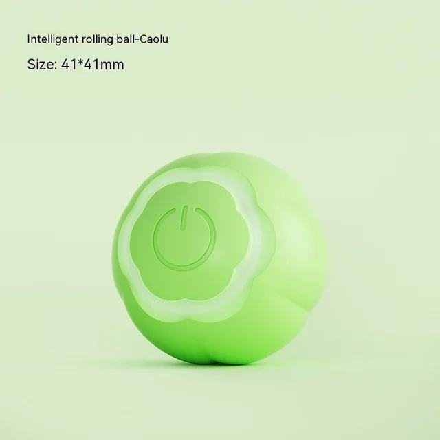 XINGX Rolling Ball Cat Toy Self Hi Bite resistant Toys Smart Rolling Ball Green - Shop at LoveMi