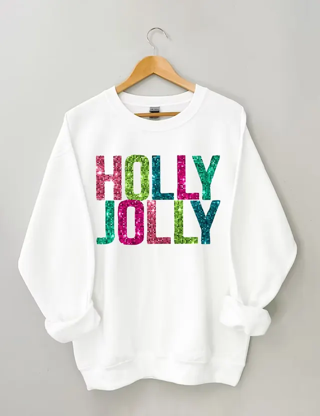 Women's Fashion Personality Round Neck Sweater White - Shop at LoveMi