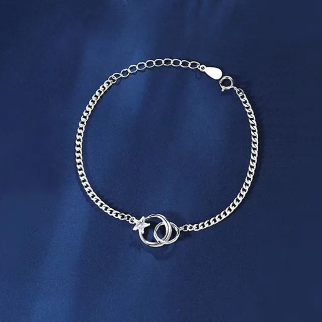 Mobius Double Ring Twilight Couple Copper Bracelet Gift Women'S - Shop at LoveMi