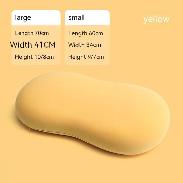 Cat Belly Pillow Cat Pillow Memory Pillow Sleeping Cute Golden Yellow Large - Shop at LoveMi