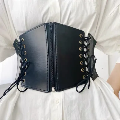Vintage Belt Female Elastic Black - Shop at LoveMi