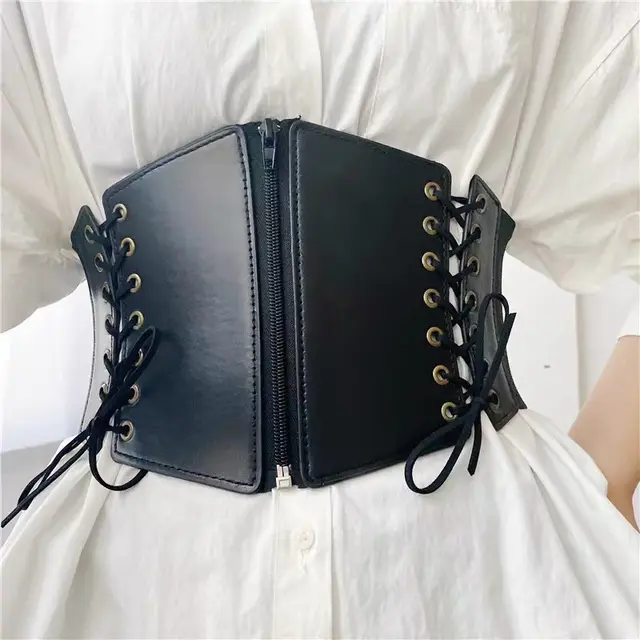 Vintage Belt Female Elastic - Black
