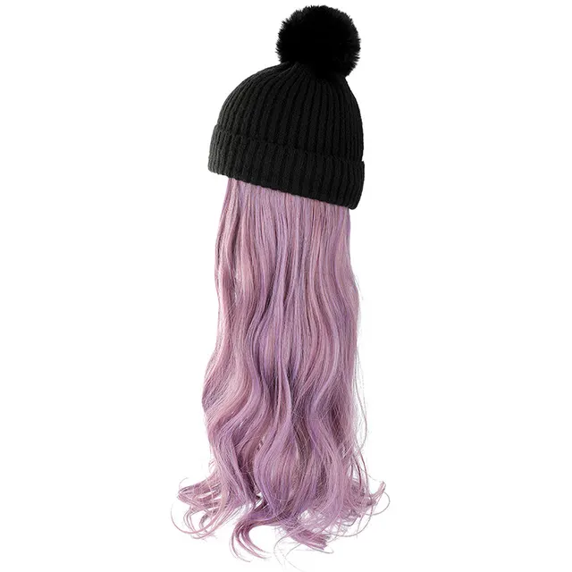 Autumn And Winter New Removable Fashion Woolen Hat Black Rattan - Shop at LoveMi