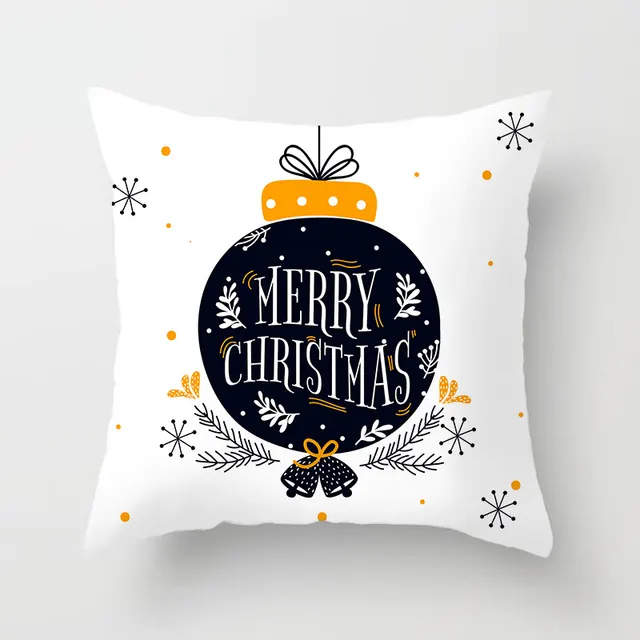 Christmas Words Christmas Pillow Cover Xmas11 4 Style - Shop at LoveMi