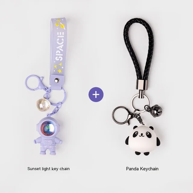 Cartoon Astronaut Gift Bag Pendant Astronaut Couple Keychain Style28 - Shop at LoveMi