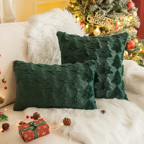 Christmas Trees And Snowflakes