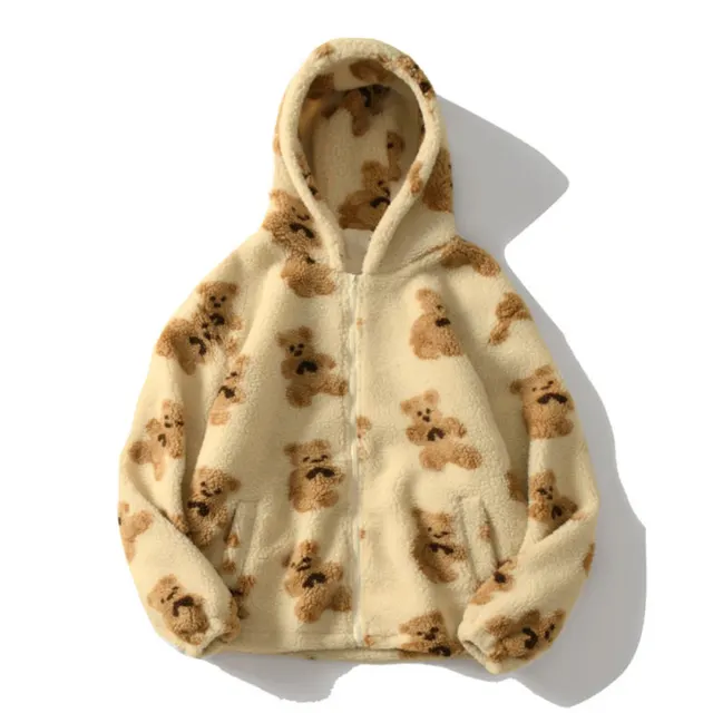 Autumn And Winter Ladies Hooded Thickened Casual Sweatshirt Creamy White - Shop at LoveMi