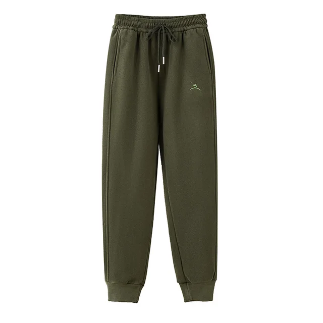 Women's Autumn Winter Ankle banded Thick Casual Pants Outdoor Olive Green - Shop at LoveMi