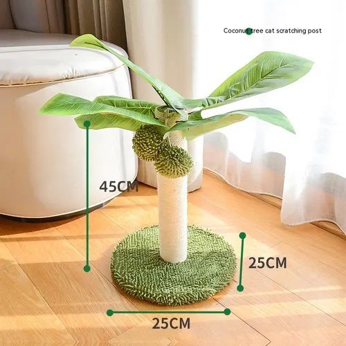 Cat Climbing Frame One piece Toy Coconut Tree Scratching Pole - Shop at LoveMi