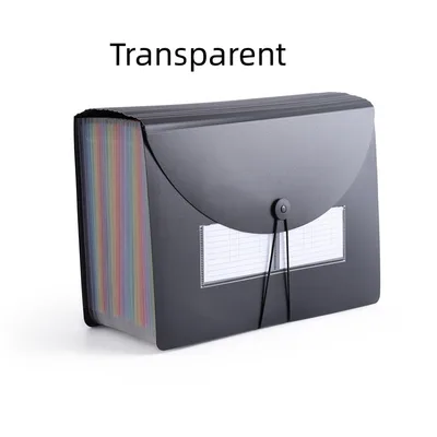 Plastic Multi functional Large Capacity File Bag Transparent - Shop at LoveMi