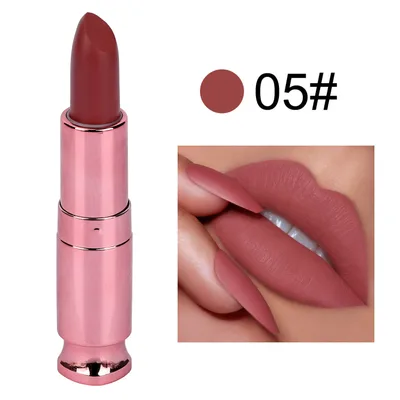 Easy To Color Matte No Stain On Cup Long Lasting Lipstick Lip Balm 5 Style - Shop at LoveMi