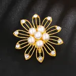 Imitation Gold Brooch