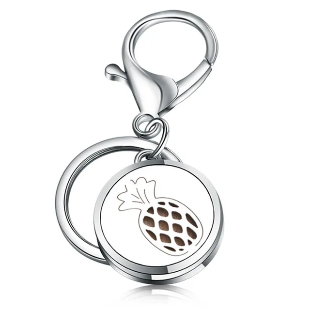 Perfume Key Chain Stainless Steel Essential Oil Diffuser 12 Style - Shop at LoveMi