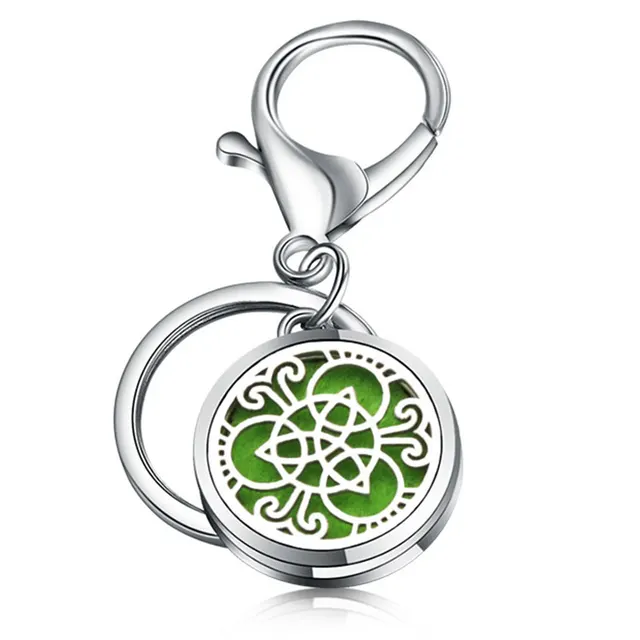 Perfume Key Chain Stainless Steel Essential Oil Diffuser 30 Style - Shop at LoveMi