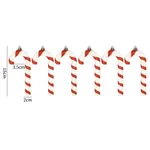 15Cm Red White Cane 6Pc