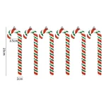 23Cm Red White Green 6Pc