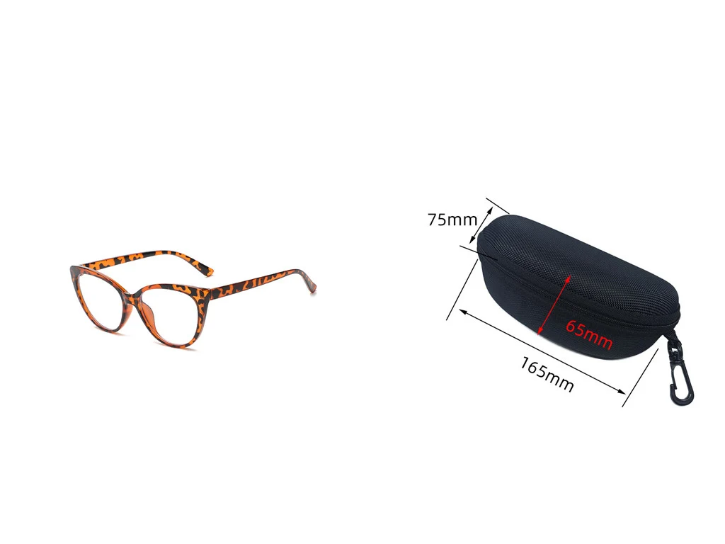 Women's Fashion Photochromic Anti Blue-ray Glasses - Leopard Print Frame