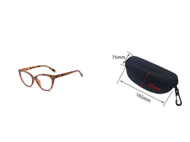 Women's Fashion Photochromic Anti Blue ray Glasses Leopard Print Frame - Shop at LoveMi