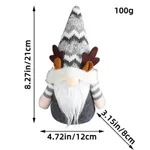 B238 Pointed Hat Antlers Gray