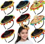 Holiday Hat Headband Birthday Party Supplies - 9 Piece Headband-M Size Adjust - View 1