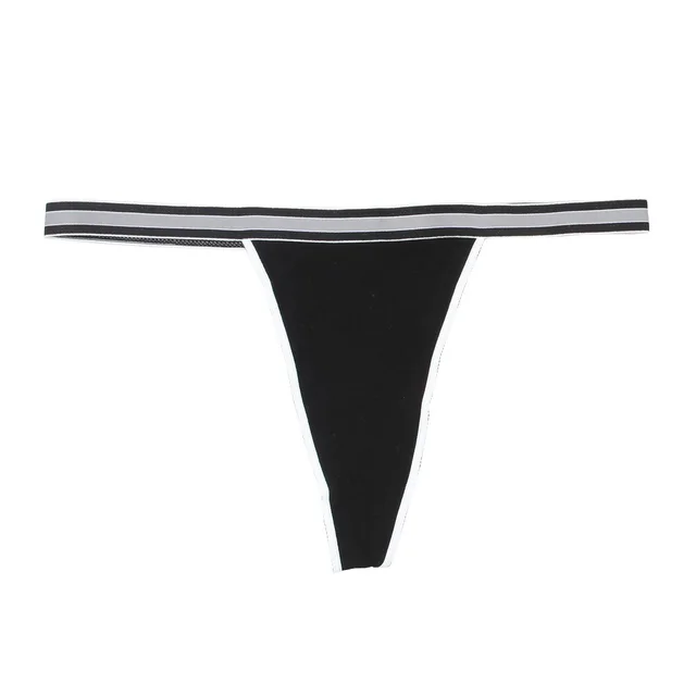 Lightweight Breathable Highly elastic Plus Size Sexy Hot T shaped Panties Black - Shop at LoveMi