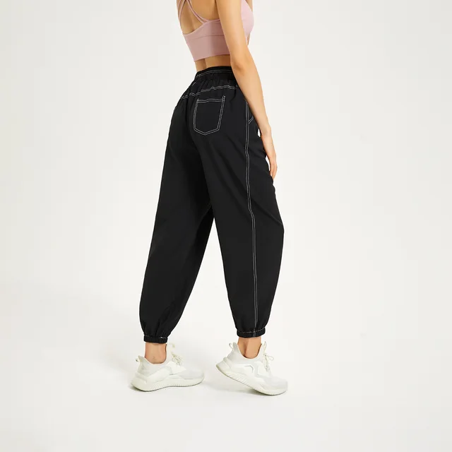 Casual Quick drying Fitness Breathable High Waist Workout Pants Classic Black - Shop at LoveMi