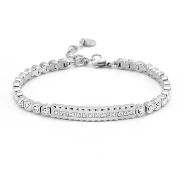 Popular Light Luxury Advanced Inlaid Stone Shining Star Bracelet Steel - Shop at LoveMi