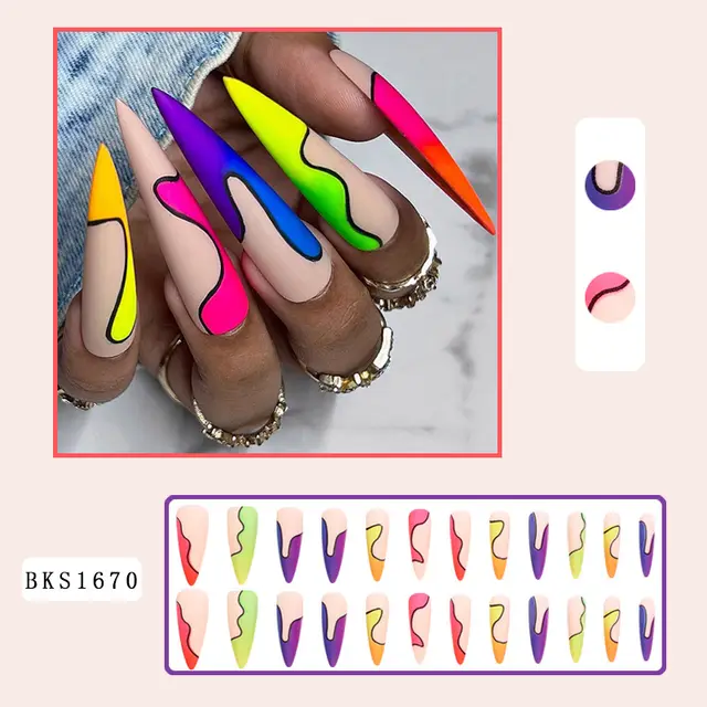 Wear Nail Wearable Nail Patch Style 35 - Shop at LoveMi