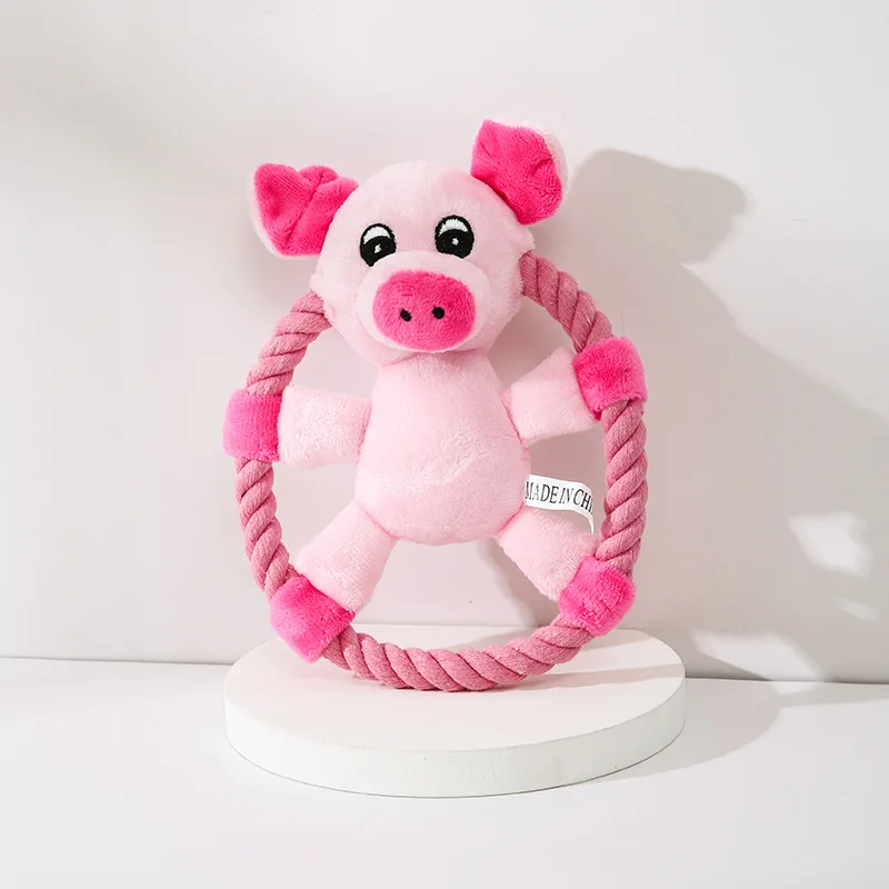 Pet Toy Pig Duck Bear Dog Throwing Toy Pink Pig - Shop at LoveMi