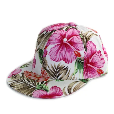 Women's Beach Style Hip Hop Hat Flat Brim Red - Shop at LoveMi