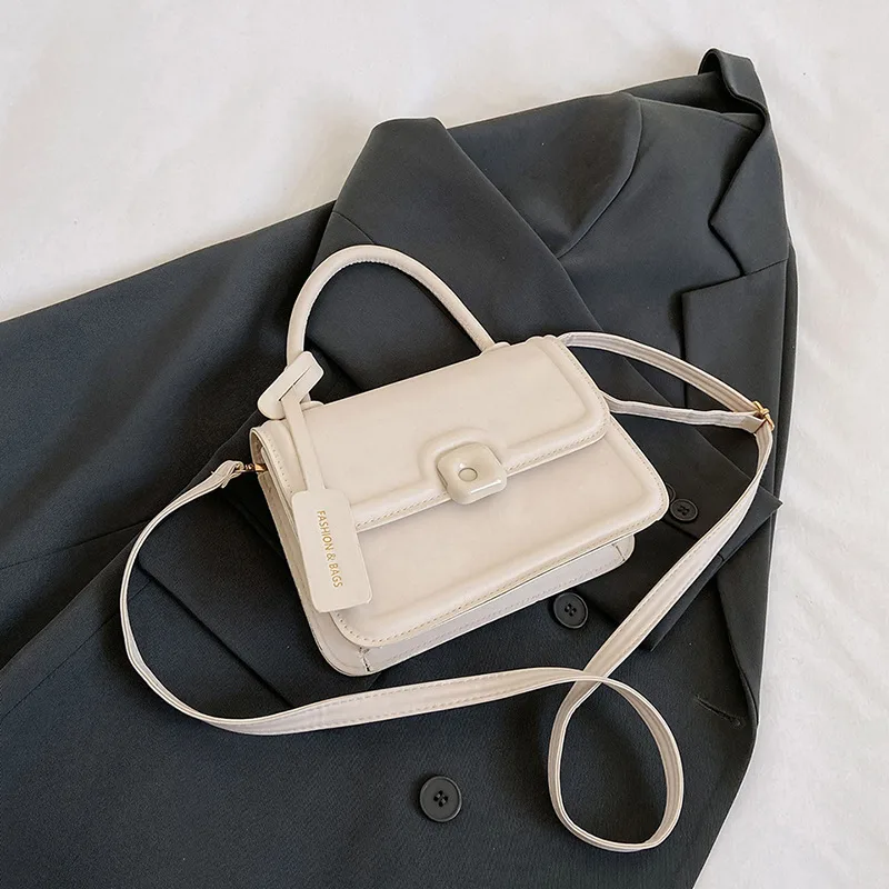 Autumn New Fashion Messenger Bag For Women Beige - Shop at LoveMi