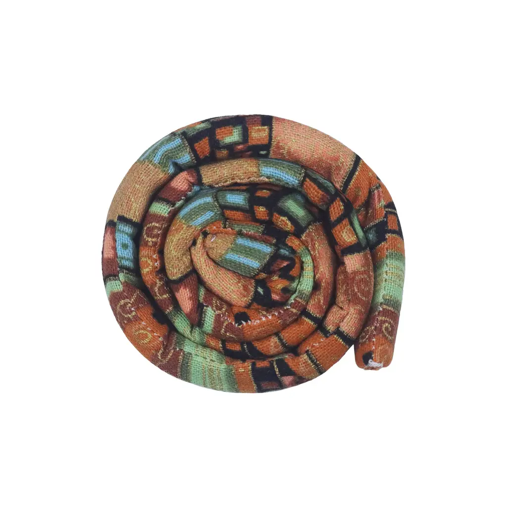 Spiral Lock Colored Dreadlocks Bendable Hair Band - Ethnic Style Yellow