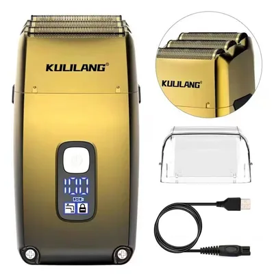 Transparent Barber Shop Three net Shaver R11 Whitening Device Gold - Shop at LoveMi