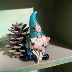 Cartoon Dwarf Brooch Blue