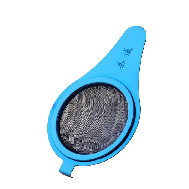 304 Stainless Steel Tea Strainer Creative Brewing Tea Filter Tea Cup Leak Blue - Shop at LoveMi