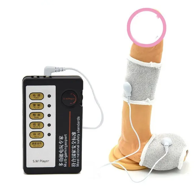 Men's Elastic Electric Shock Toy Entry Double Hole Combination - Shop at LoveMi