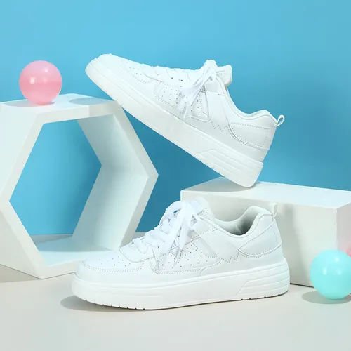 Platform Sneakers Soft Bottom Comfortable Sports White - Shop at LoveMi