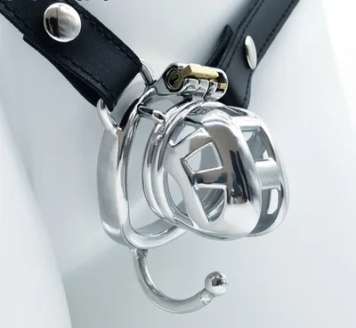 Chastity Lock Wearables For Males Metal Chastity CB Lock Ascetic Bird Cage Ultramicro 40Mm Arc Ring Belt - Shop at LoveMi