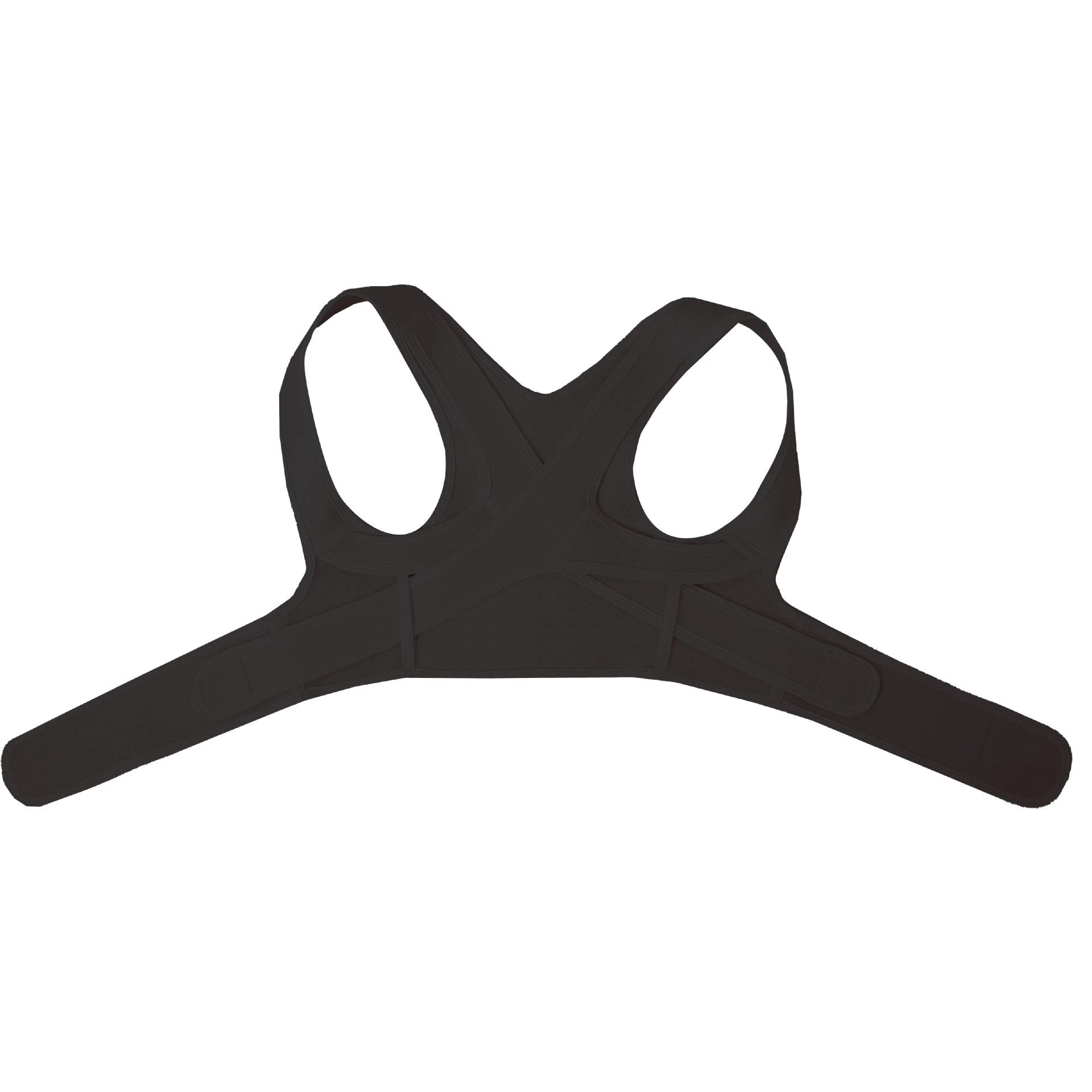 Anti-Humpback Orthotics Band Student Standing Posture Sitting Posture Spine Back Posture Correction Belt - Black