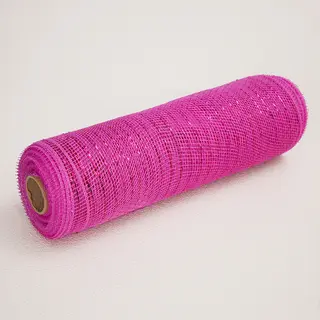 10 Inch X10 Yard PP Mesh Roll Garland Material - Dark Pink Pp Powder