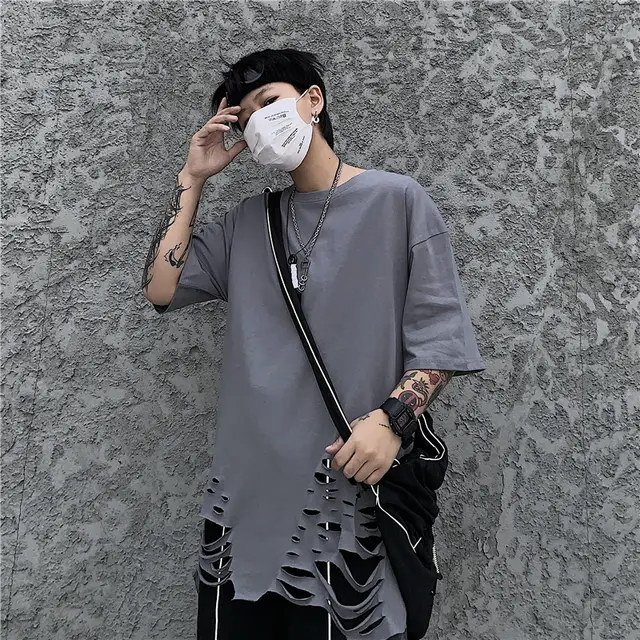 Ripped White Bottoming Shirt Inner Wear Blouse Grey - Shop at LoveMi