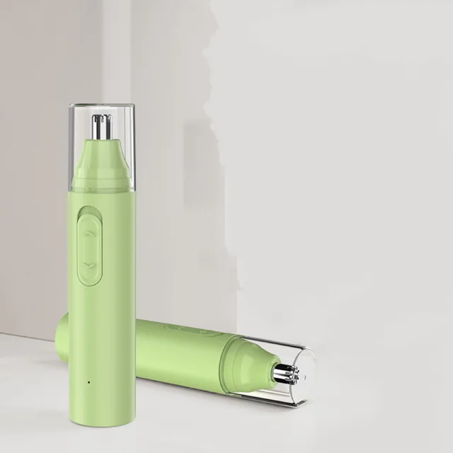 New Electric Nose Hair Trimmer Grade High Speed Motor Avocado Green - Shop at LoveMi