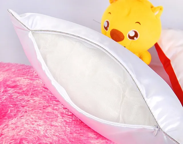 Thermal Transfer Blank Pillow Cover Sublimation Throw Pillowcase Silver Edge - Shop at LoveMi