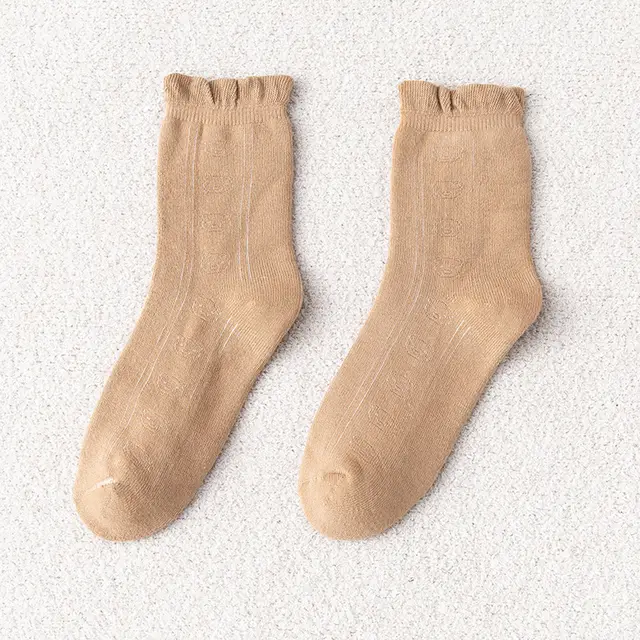 Women's Mid Tube Winter Stockings Spring And Autumn Fleece Terry Sock Gae6 - Shop at LoveMi