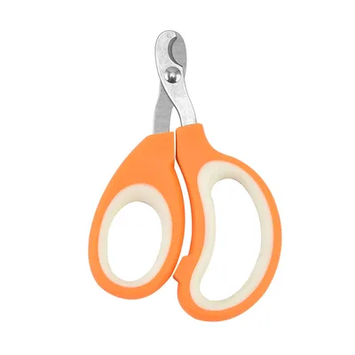 Pet Supplies For Cats And Dogs Nail Scissors White Orange - Shop at LoveMi
