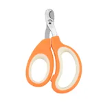Pet Supplies For Cats And Dogs Nail Scissors - White Orange